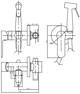 Гигиенический душ Aquanet Passion AF300-52С 243317 хром