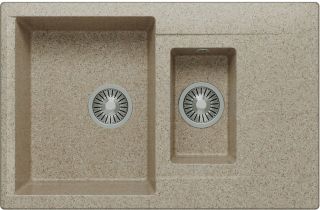 Мойка кухонная Polygran BRIG-770 песочный 621435