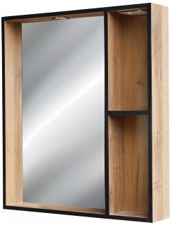 Зеркало-шкаф с подсветкой Bellezza Бруно 70см табакко 00000011806