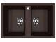 Кухонная мойка Ulgran Classic U-608-345 шоколад
