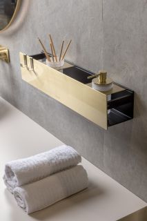 Полка настенная Boheme Space 10966-MG 60 см золото матовое