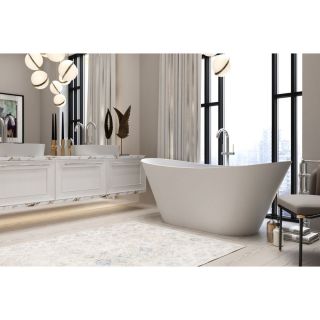 Ванна отдельностоящая Holbi Afina 161x66см белый матовый 1.01.004.11.1