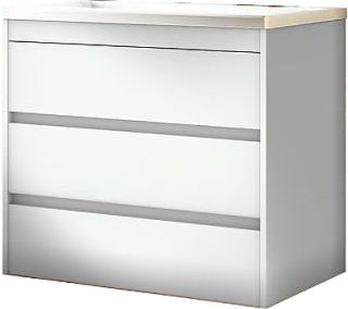 Напольная тумба под раковину Art&Max Family 90см белый глянцевый FAMILY-900-3C-PIA-BL