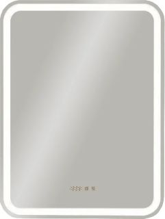 Зеркало-шкаф с подсветкой ArtMax Platino AM-Pla-600-800-1D-L-DS-FC-H-T-Grey 60 см серый матовый