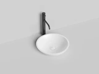 Накладная раковина Salini Callista 05 S-Stone 1101205SMRH 37см RAL снаружи