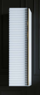 Пенал Armadi Art Vallessi Avangarde Canale 120см белый/золото 846-WG