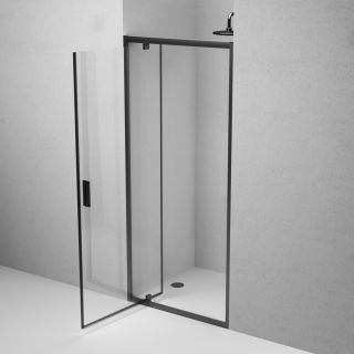 Душевая дверь в нишу Am.Pm Gem W90G-90-1P-BT 90 см чёрный матовый