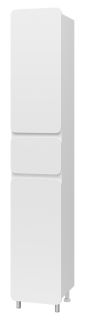 Напольный шкаф - пенал Misty Чегет 35см левый белый
