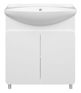 Напольная тумба под раковину Misty Чегет 75см белый