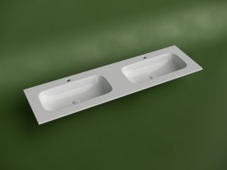 Раковина Ceramicanova Grace CN7023 с двумя чашами 160 см белый