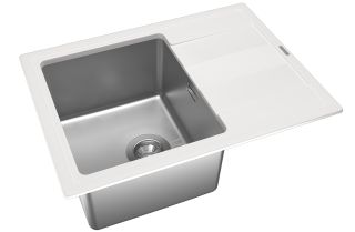 Кухонная мойка Florentina Комби 650 серый шёлк