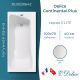 Ванна чугунная Delice Continental PLUS DLR230642 100х70