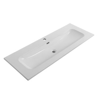 Раковина керамическая CEZARES 120 см, CZR-8073-120 белый