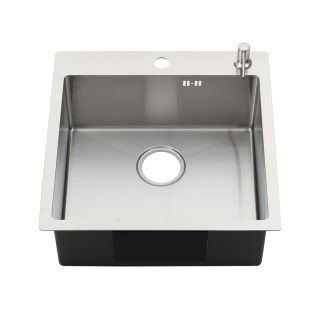 Мойка R5050H Melana ProfLine 3,0/200 сатин в комплекте с коландером и дозатором