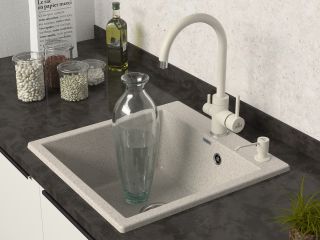 Мойка кухонная Paulmark Kante PM105152-BE бежевый