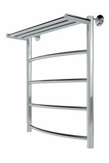Полотенцесушитель водяной Indigo Arc LASHW60-50P с полкой 60x50 см хром
