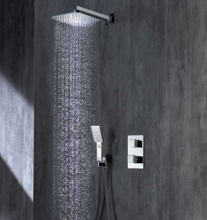 Встраиваемый смеситель для душа Bossini Cube Z00061.030 с термостатом хром