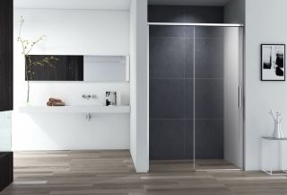 Душевая дверь CEZARES DUET SOFT-M-BF-1-140-C-Cr хром