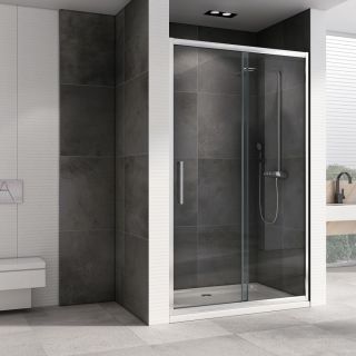 Душевая дверь ABBER Schwarzer Diamant AG30100H 100см хром