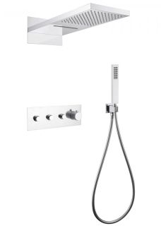 Душевая система ABBER Rund AF8752 с термостатом хром