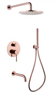 Душевая система ABBER Wasser Kreis AF8117RG розовое золото