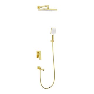 Душевой комплект Frap F7176-3 Золотой сатин