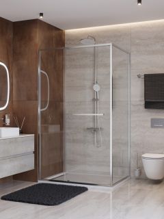 Душевой уголок CEZARES LUX-AH-FS-11-120/80-C-CR хром