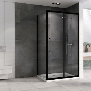 Душевой уголок ABBER Schwarzer Diamant 170x80см AG30170BH-S80B