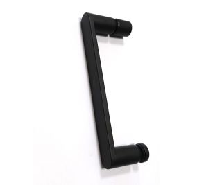 Душевой уголок ABBER Schwarzer Diamant AG30180B-S50B-S50B 180x50см чёрный