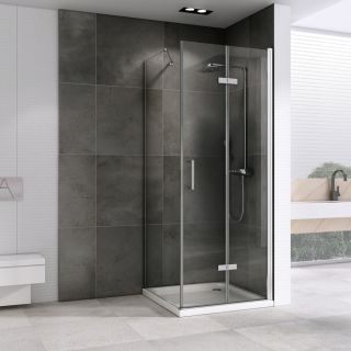 Душевой уголок ABBER Zart AG08080P-S81 80x80см хром