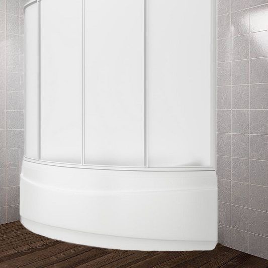 Шторка на ванну Bas Вектра R (4 ств. пластик) правая