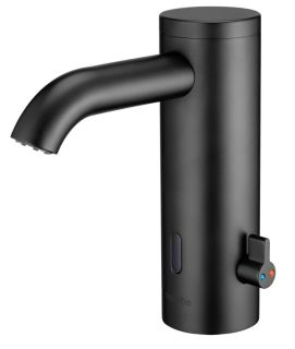 Сенсорный смеситель для раковины Swedbe Europe 6010B с ручной регулировкой температуры воды чёрный