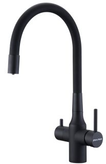 Смеситель для кухни Paulmark Salix Sa213419-401 антрацит