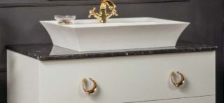 Столешница мраморная Armadi Art Nero Marquina 100см 857-100-NM