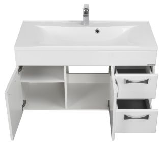 Тумба под раковину Акватон Диор 100см белый 1A167701DR010