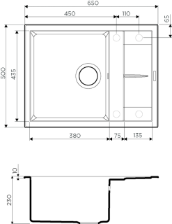 Мойка кухонная Omoikiri Sumi 65-GR leningrad grey