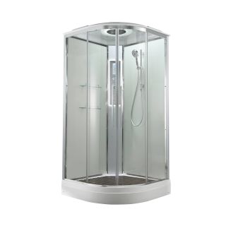 Душевая кабина EM2080LEDT прозрачная