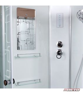 Душевая кабина Deto ЕМ4590 LED 90х90х220 см