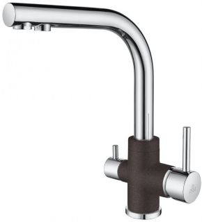 Смеситель для кухни Paulmark Essen Es213011-COCR кофе/хром