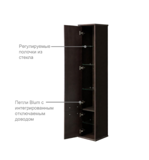 Пенал Roca America Evolution W ZRU9302956 правый дуб