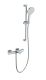 Смеситель для ванны с душевым гарнитуром Wonzon & Woghand WW-C2021-A-CR с термостатом хром