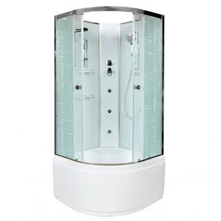 Душевая кабина Deto ЕМ4590 N с гидромассажем (гм.) 90х90х208см