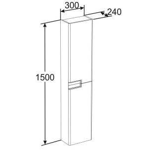 Пенал Roca Victoria Nord ice Edition ZRU9302729