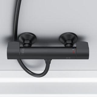 Смеситель для душа с термостатом Am.Pm X-Joy F85A40022 чёрный