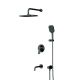 Душевой комплект Am.Pm X-Joy FB85A3RH42 с термостатом чёрный