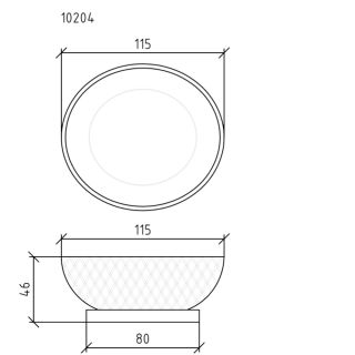 Мыльница Boheme хром 10204