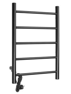Полотенцесушитель электрический Domoterm Классик DMT 109-5 40х60 EK L чёрный