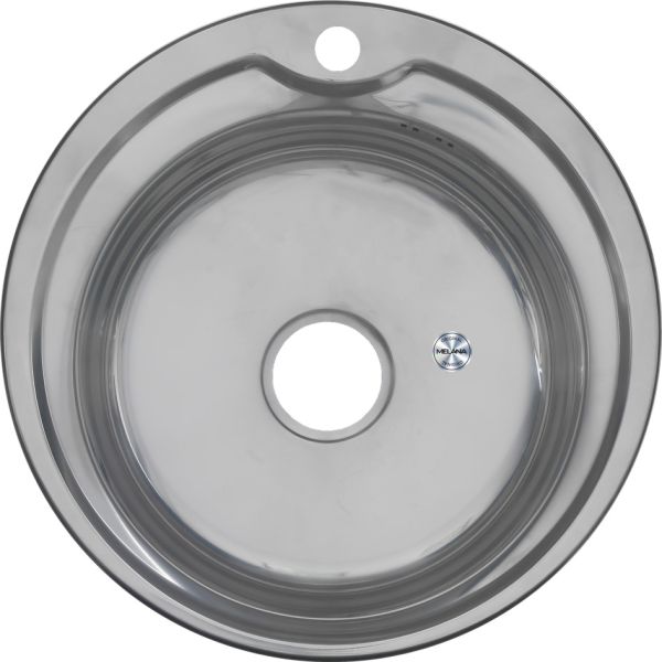 Мойка 510 Melana 0,8/180 хром с сифоном (001 ta *15)