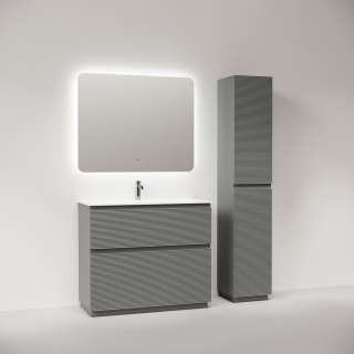 Тумба напольная под раковину Sancos Folk Floor FL100FES 100 см Ergraut soft