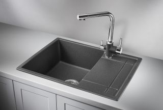 Мойка кухонная Granula 6501, ГРАФИТ